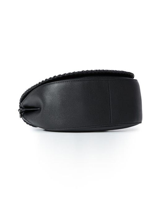 orYANY Black Bentley Leather Saddle Bag