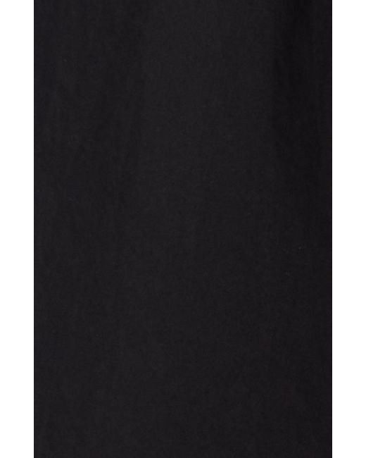 Nation Ltd Black Sadelle Stretch Cotton Midi Dress