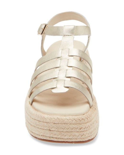 Chocolat Blu Metallic Lark Platform Sandal