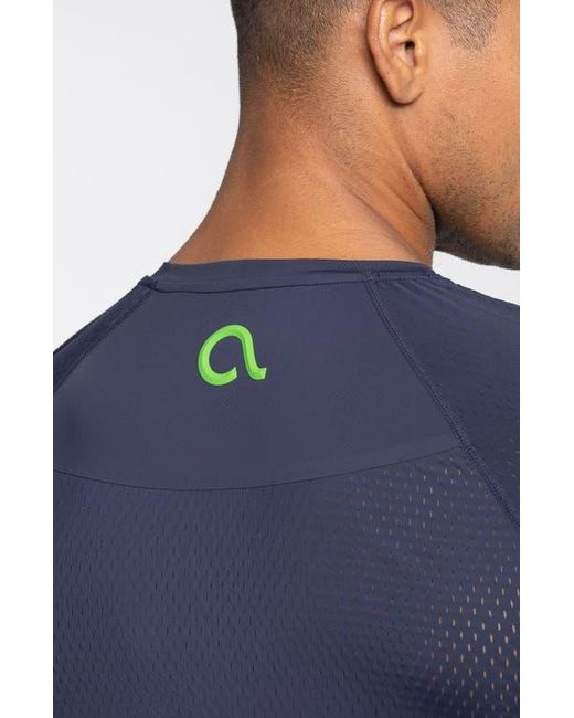 AVI Blue Performance Pickleball Long Sleeve for men