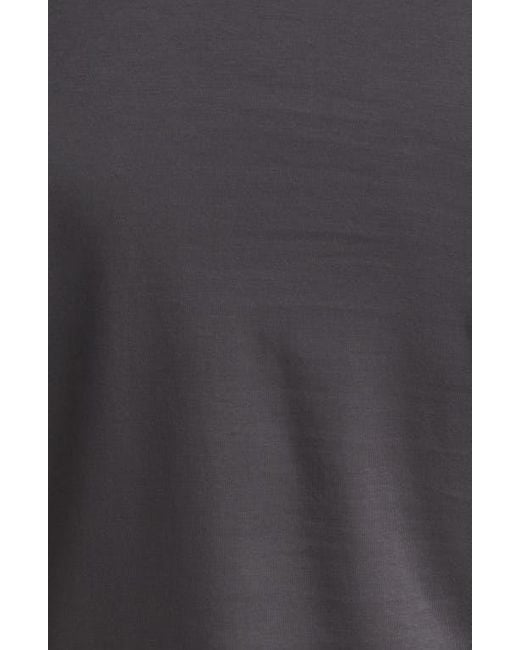 Robert Barakett Gray Georgia Long Sleeve Polo for men