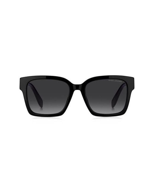 Marc Jacobs Black 53Mm Gradient Square Sunglasses
