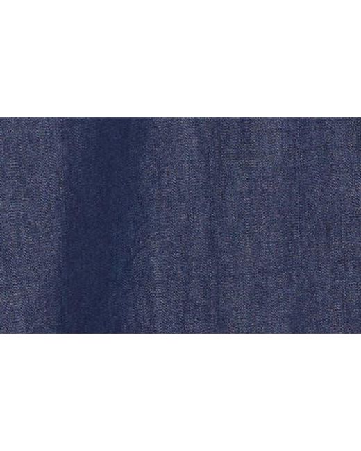 Massimo Alba Blue Canary Classic Fit Cotton Denim Button-Up Shirt for men