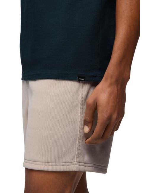 Prana Blue Past & Present Organic Cotton Graphic T-Shirt for men