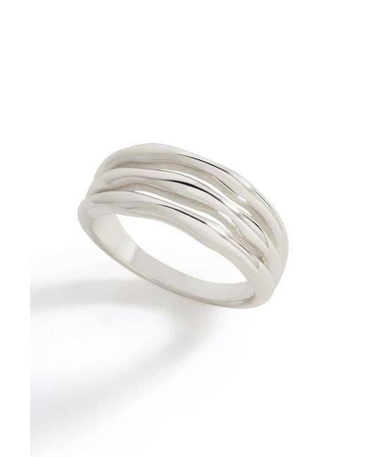 Mint & Lily White Triple Ring