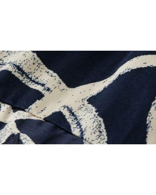 Scotch & Soda Black Scallop Trim Long Sleeve Cotton Minidress