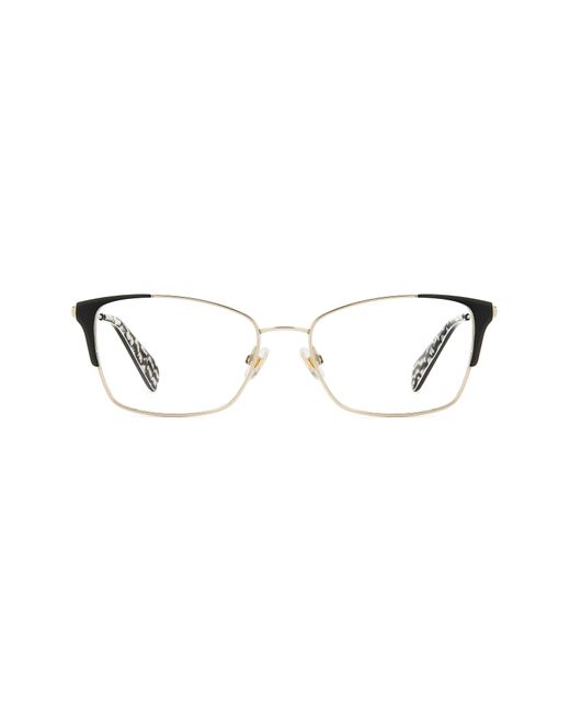 Kate Spade Black Arla 52Mm Rectangular Optical Glasses