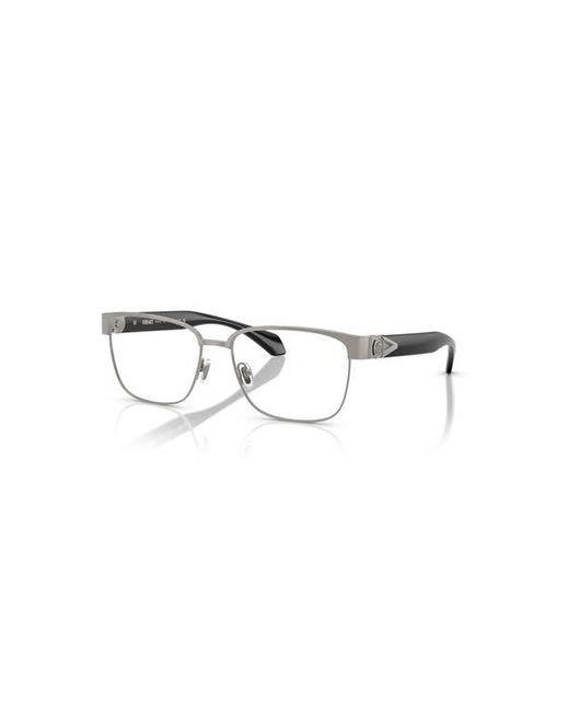 Versace Metallic 57Mm Square Optical Glasses for men