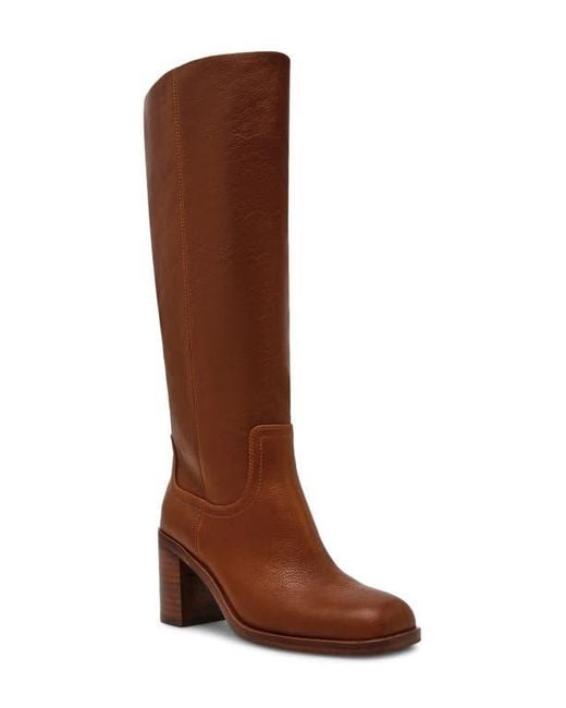 Steve Madden Brown Woodstock Knee High Boot