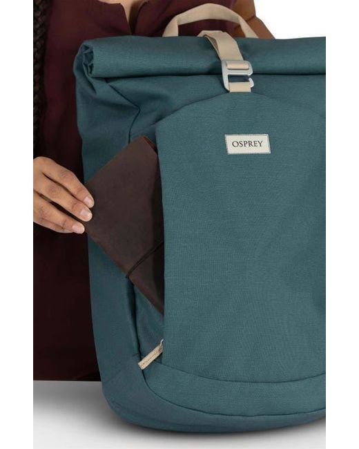 Osprey Green Arcane 24-Liter Roll Top Backpack