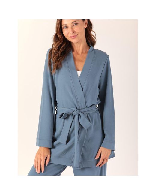 Softflex Blue Cloud Fleece Robe