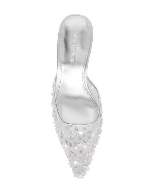 Steve Madden White Alexi Mule