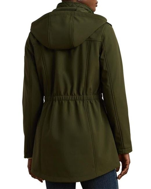 Ralph Lauren Hooded Soft-Shell Jacket With Interior Quilted