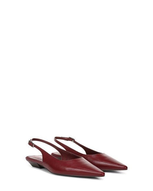 Sam Edelman Red Netty Slingback Pointed Toe Flat