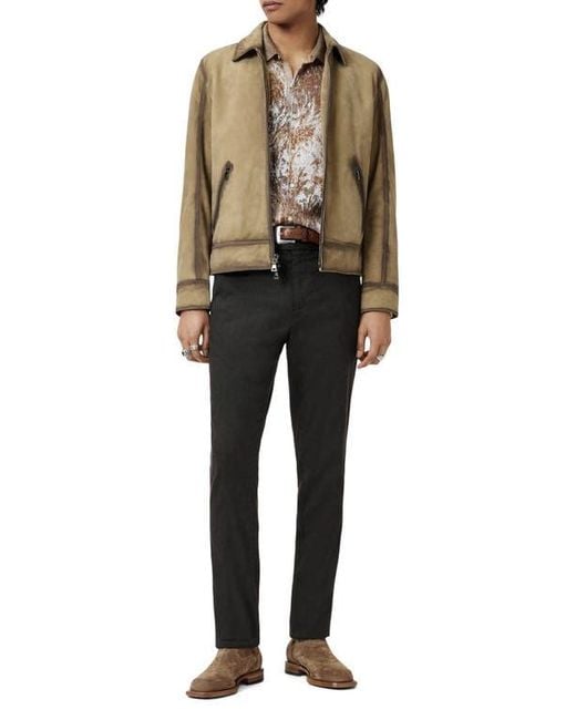John Varvatos Natural Benjamin Suede Jacket for men