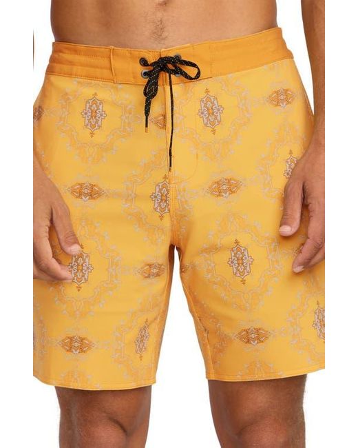 Billabong Yellow Good Times Lo Tide Board Shorts for men