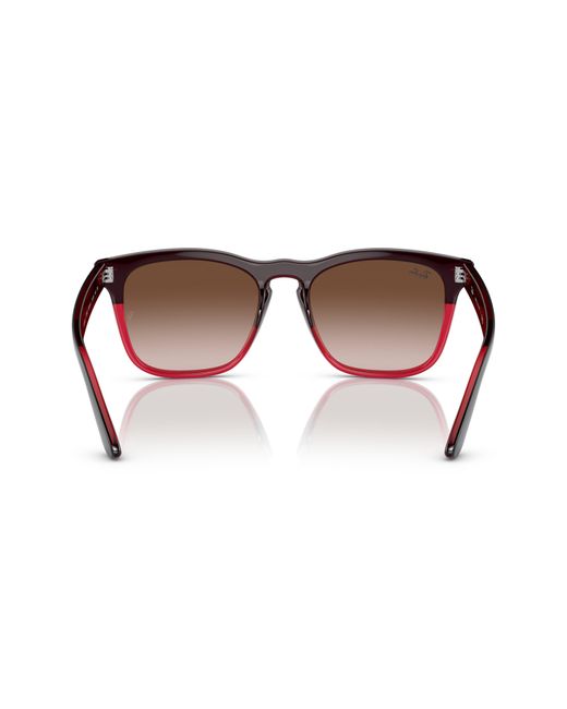 Ray-Ban Red Ray-ban 54mm Square Sunglasses for men