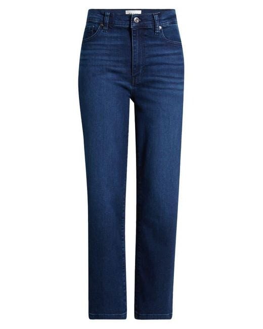 FRAME Blue Le Sleek High Waist Ankle Straight Leg Jeans
