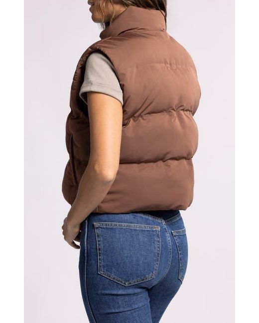 Thread & Supply Blue Issey Puffer Vest