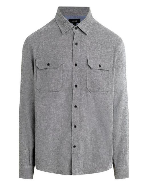Joe's Jeans Gray Chester Flannel Button-Up Shirt for men