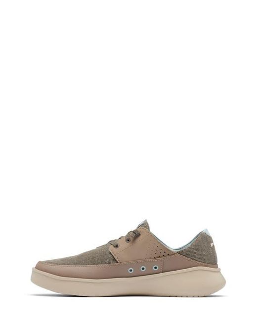 Columbia Brown Pfg Boatside Relaxed Slip-On Sneaker for men