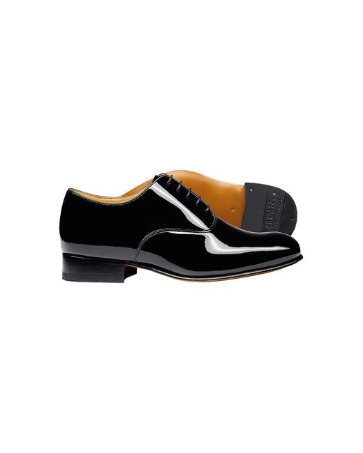 Charles Tyrwhitt Black Patent Oxford Shoe for men