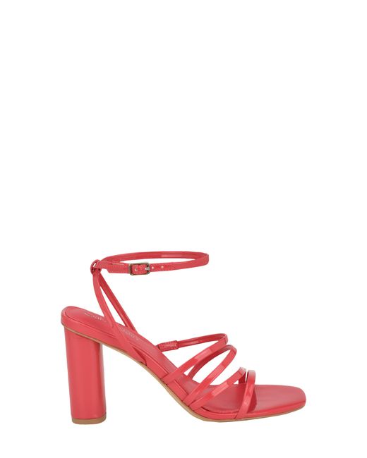 Calvin Klein Red Norra Ankle Strap Sandal