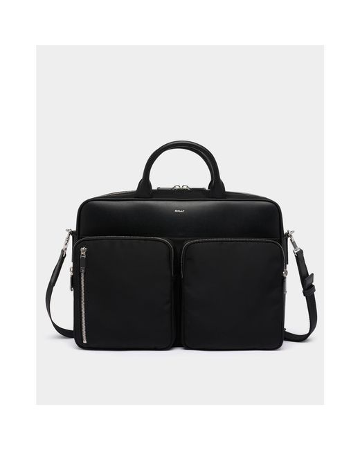 Bally Black Vogel Briefcase for men