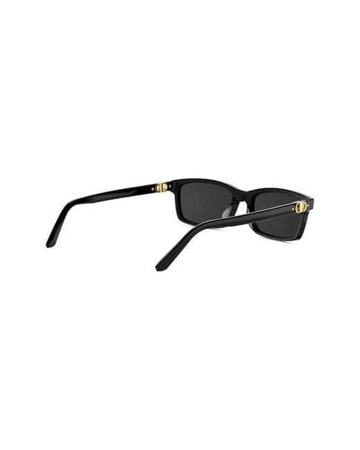 Dior Gray Petit Cd S1I 54Mm Rectangular Sunglasses