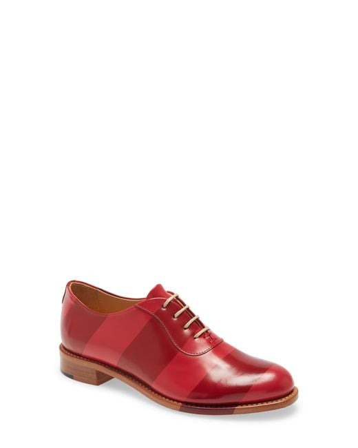 The Office Of Angela Scott Red Mr. Smith Stripe Oxford