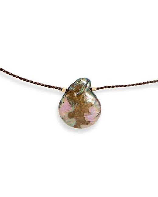 Isshi Desnuda Freshwater Pearl Station Necklace | Lyst