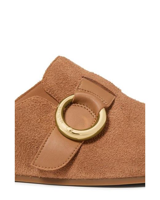 Kate Spade Brown Halo Suede Clog
