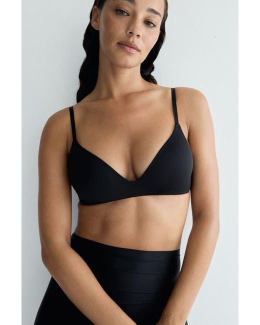 H&M Black 2-Pack Microfibre Non-Wired Bras