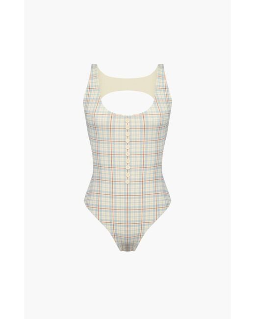 Oddli Natural Button One Piece