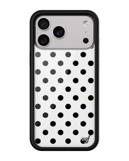Wildflower Cases Black Polka Dot