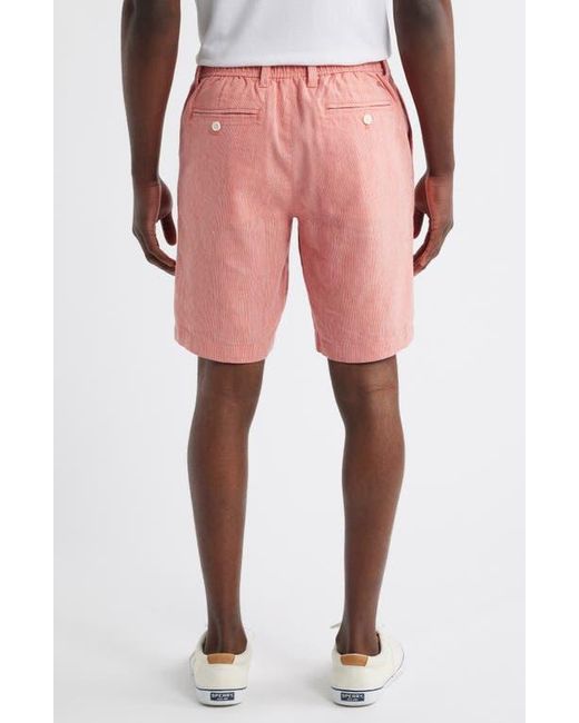 Tommy Bahama Pink Isla Sands Pleated Stripe Linen Blend Shorts for men