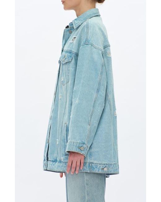 Bayeas Blue Loose Denim Jacket