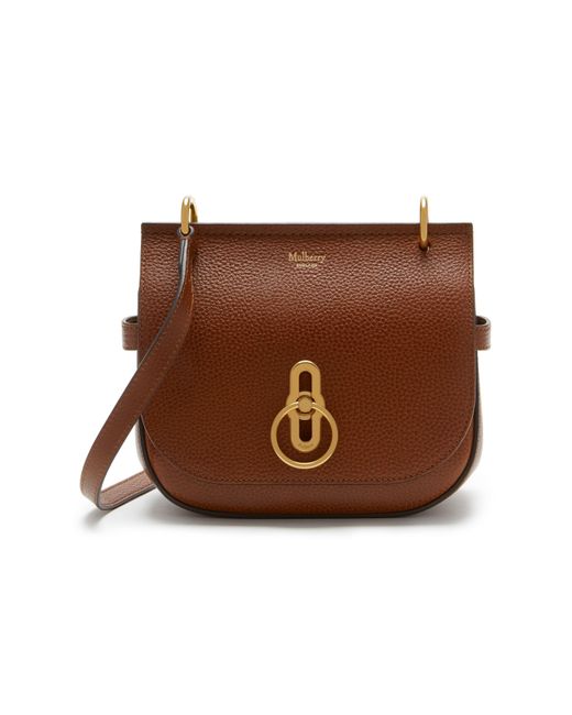 Mulberry Brown Small Amberley Leather Satchel