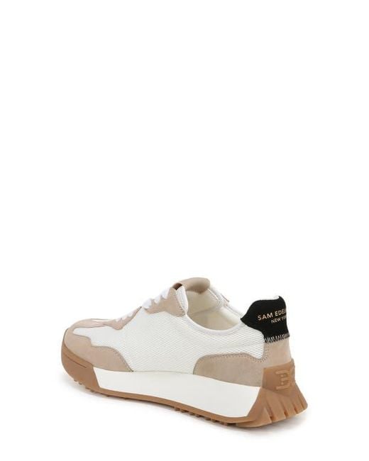 Sam Edelman White Langley Sneaker