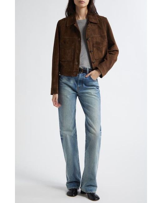 Nili Lotan Brown Susannah Suede Jacket