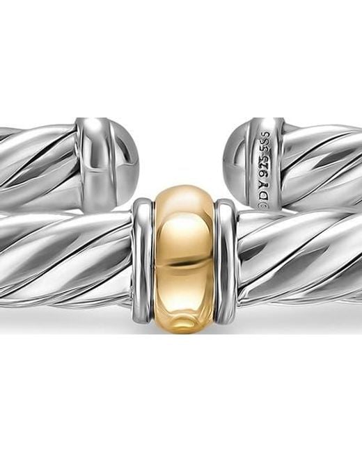 David Yurman Metallic Cable Flex Center Station Bracelet