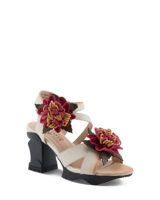 Spring Step Pink Hooked Ankle Strap Sandal