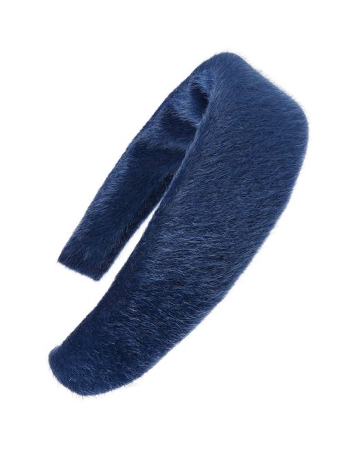 Tasha Blue Fuzzy Headband