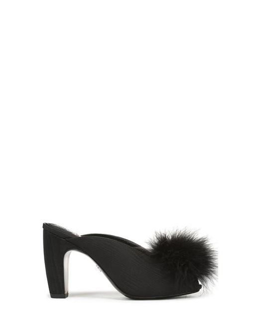 Sam Edelman Black Witney Feather Embellished Pump