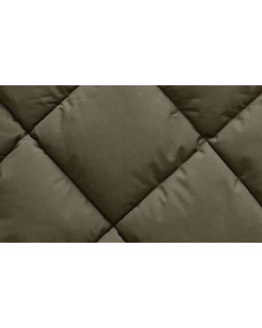 Barbour Green Becky Diamond Quilted Puffer Vest