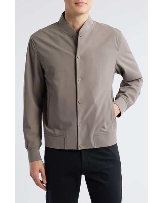 Theory Gray Murphy Precision Bomber Jacket for men