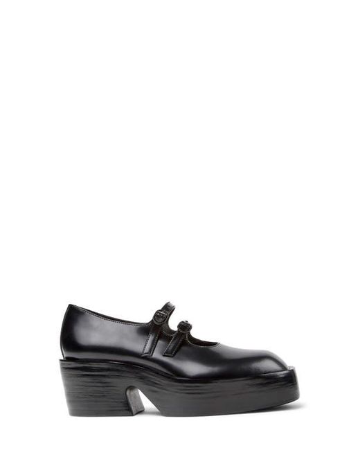 Camper Black Billie Platform Mary Jane