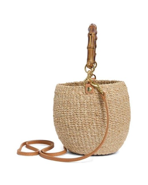 Clare V. Brown Petite Pot De Miel Top Handle Bag