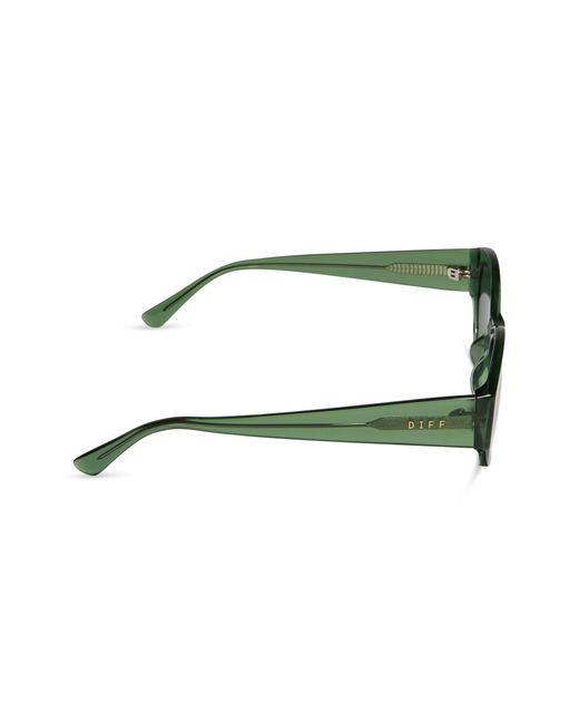 DIFF Green Linnea 54mm Polarized Oval Sunglasses