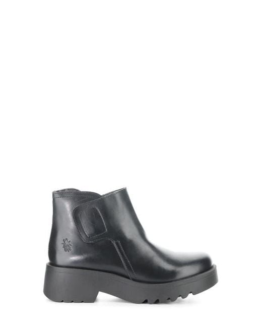 Fly London Gray Mufe Platform Wedge Bootie